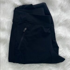 Athleta Girls 12, black, unlined joggers.